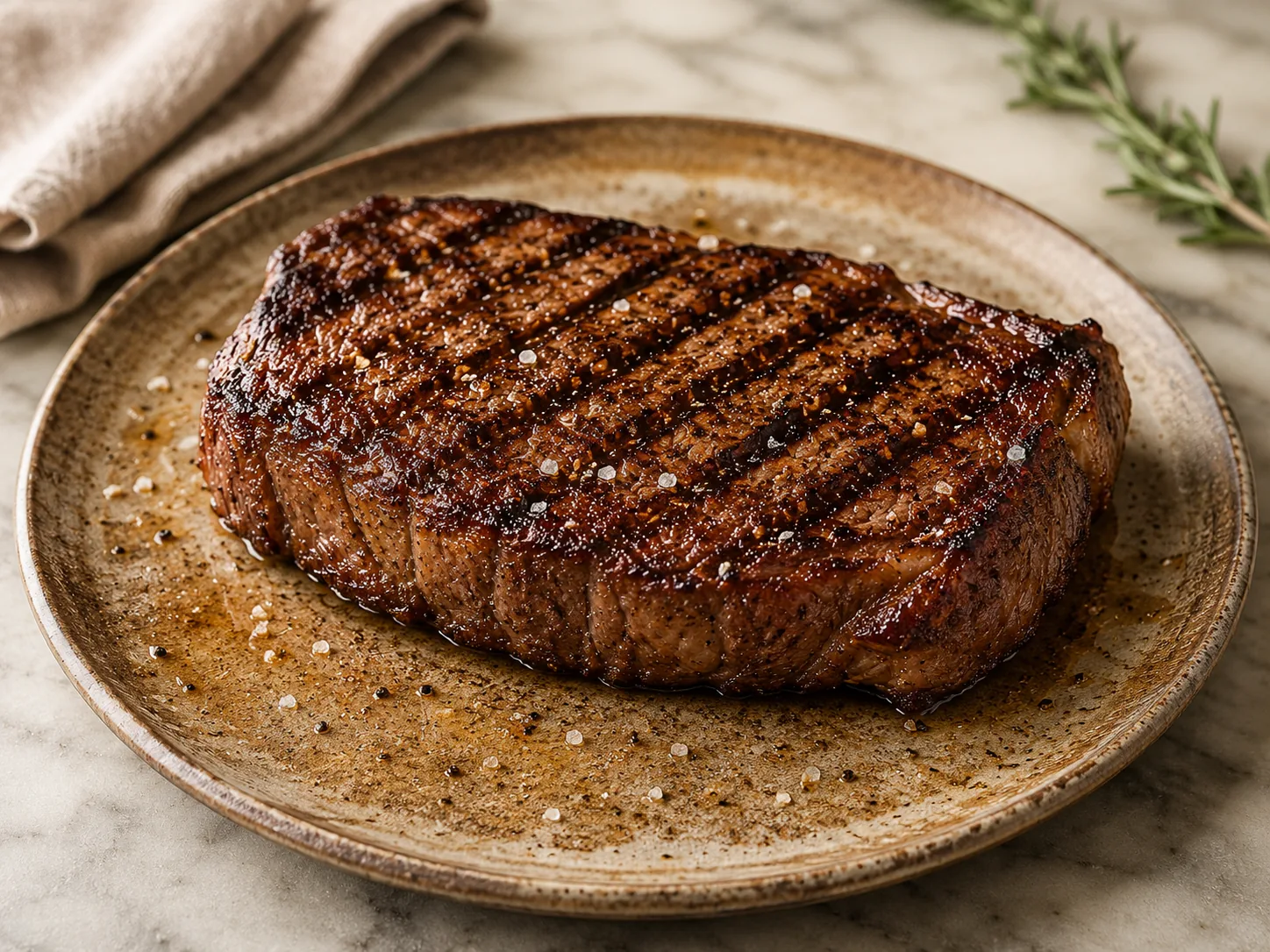Faux-filet saignant-cru