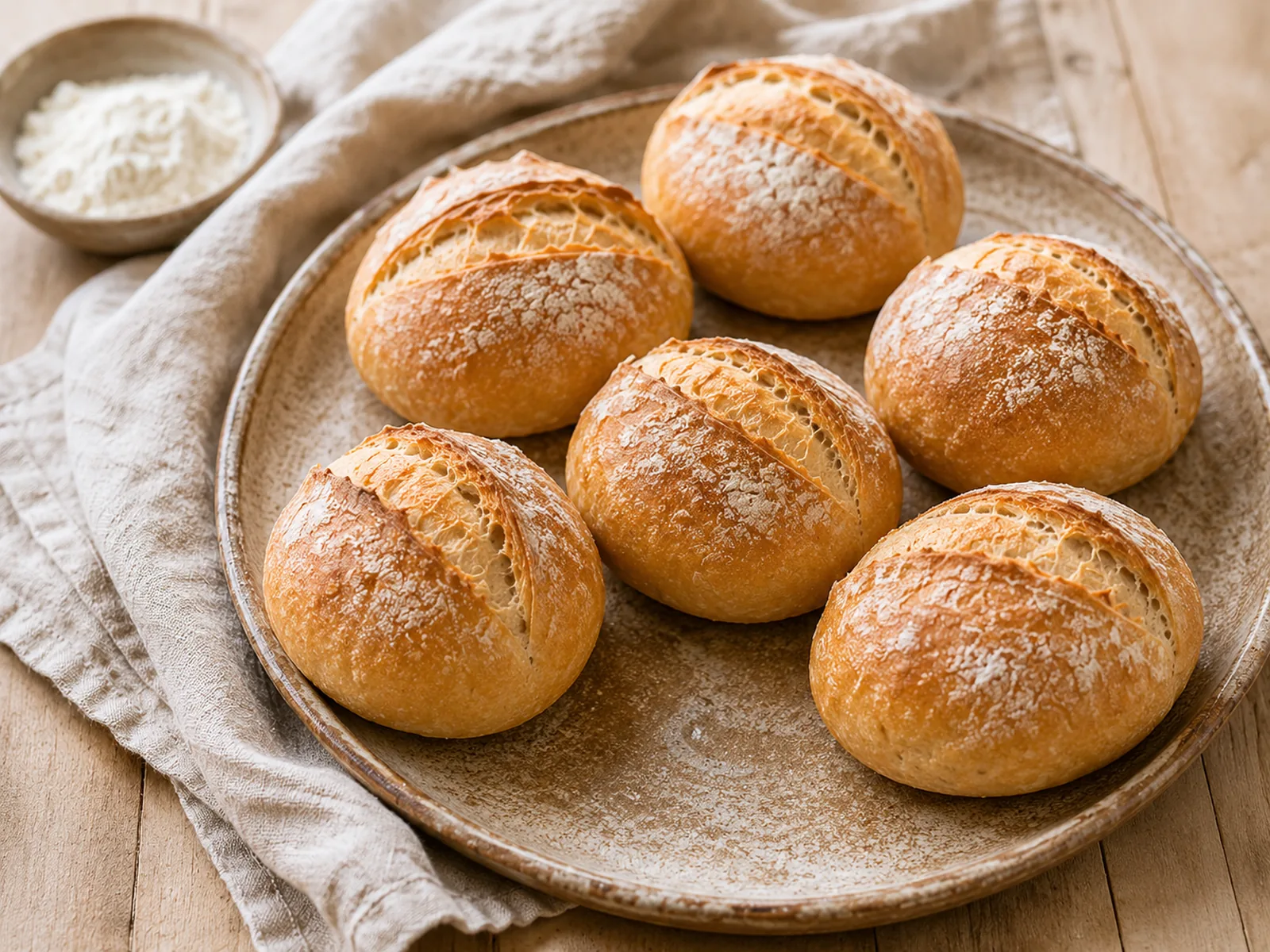 Petits pains croustillants