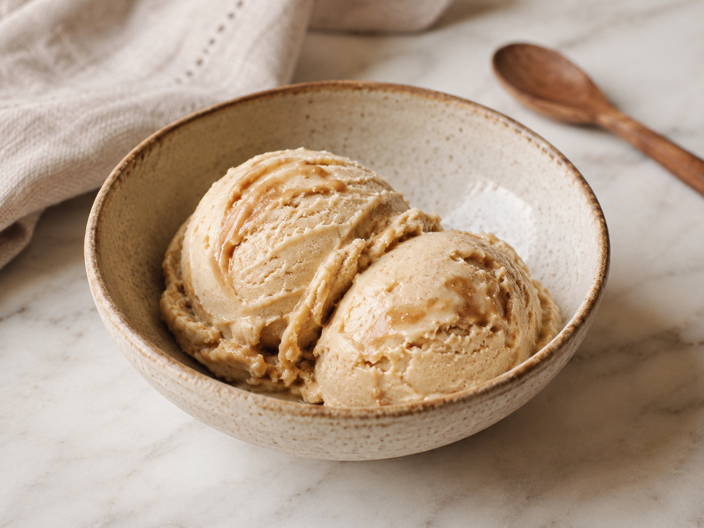 Glace au beurre de cacahuètes