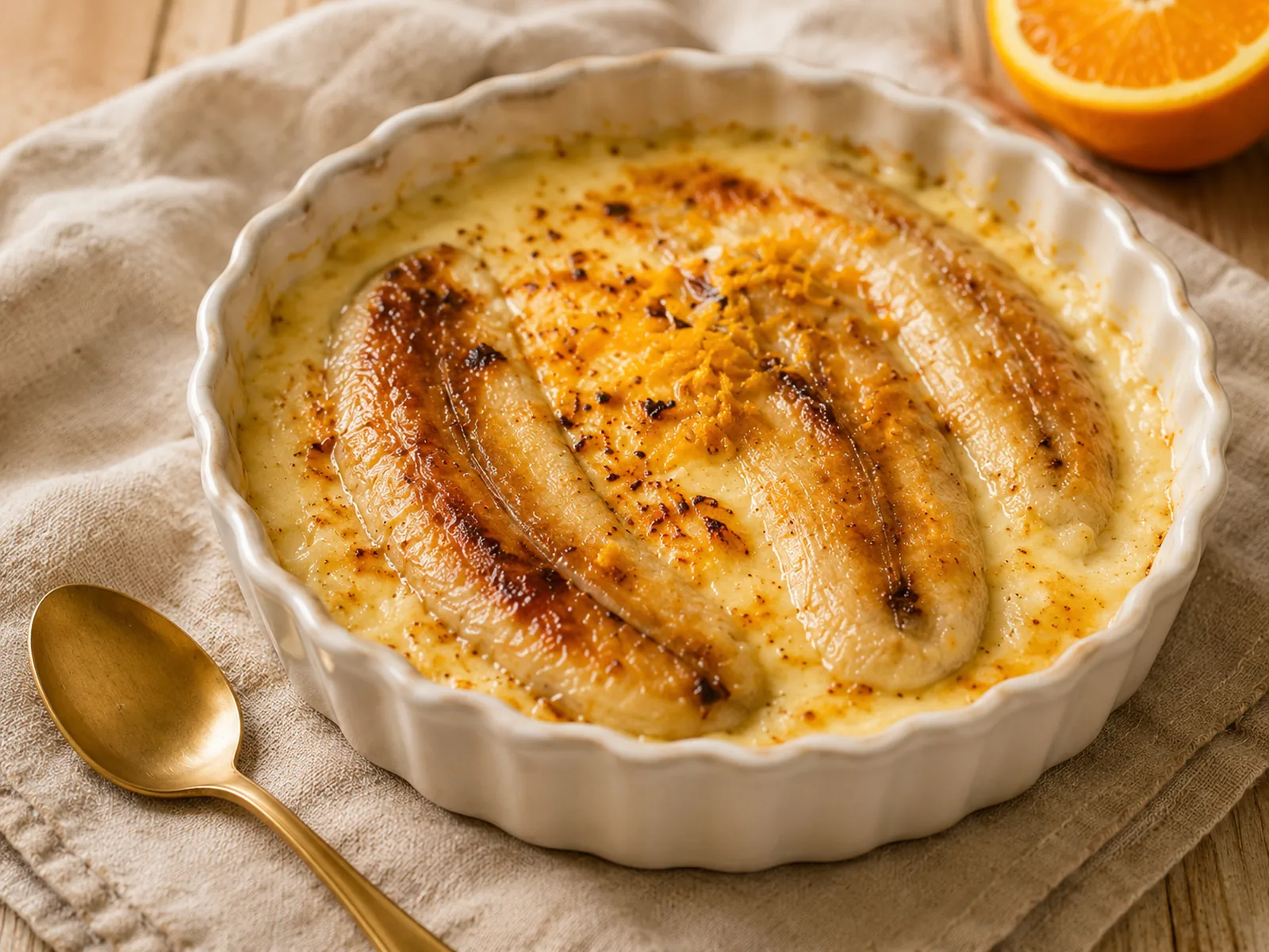 Bananes à la crème d'orange