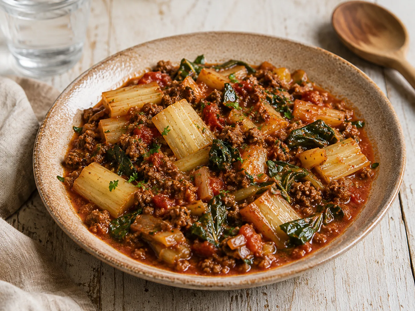 Blettes à la bolognaise