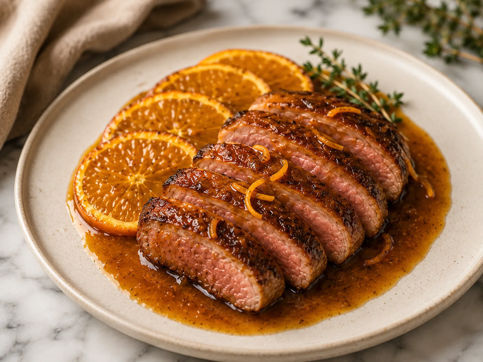Canard à l'orange