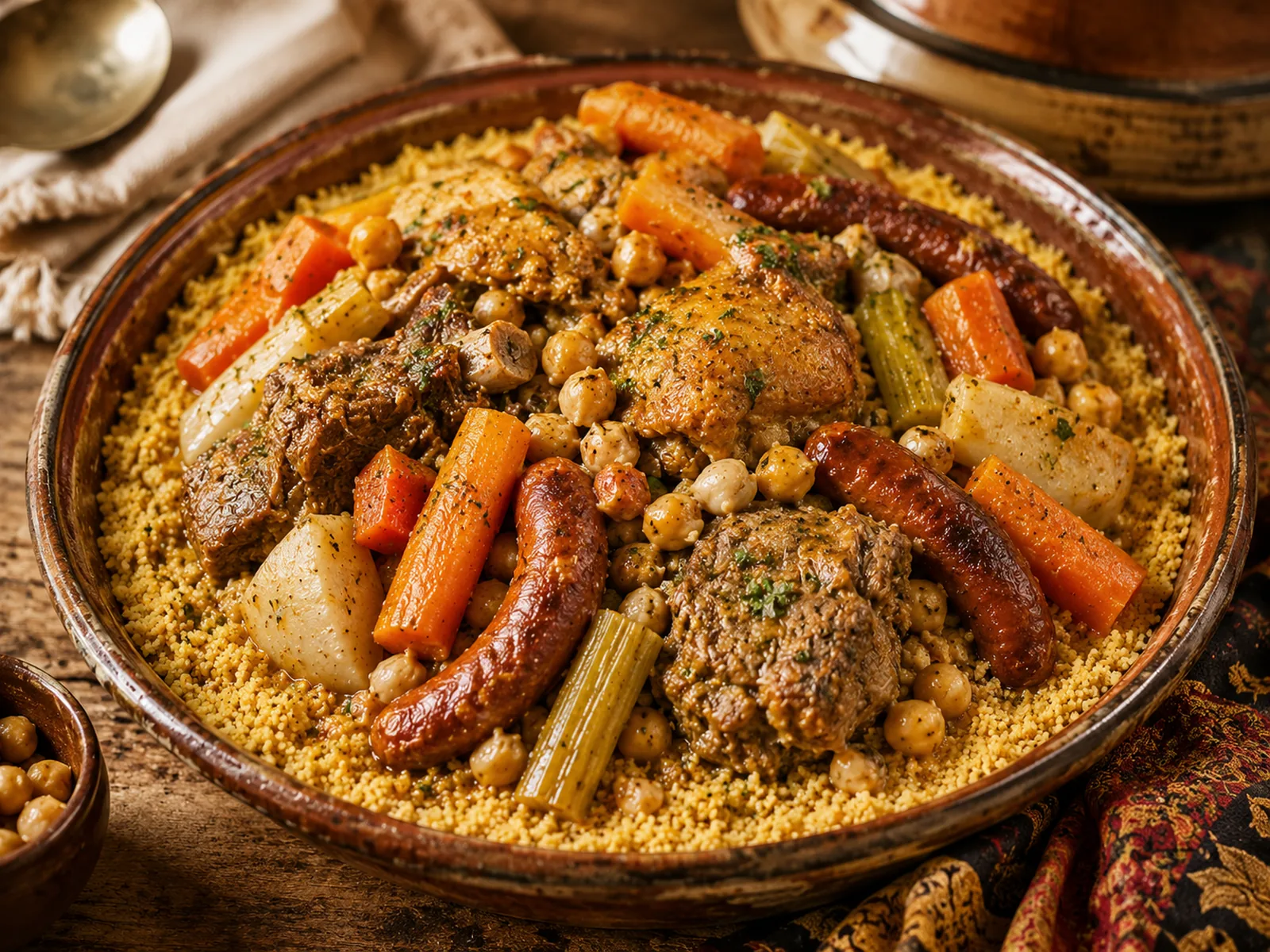 Couscous royal marocain