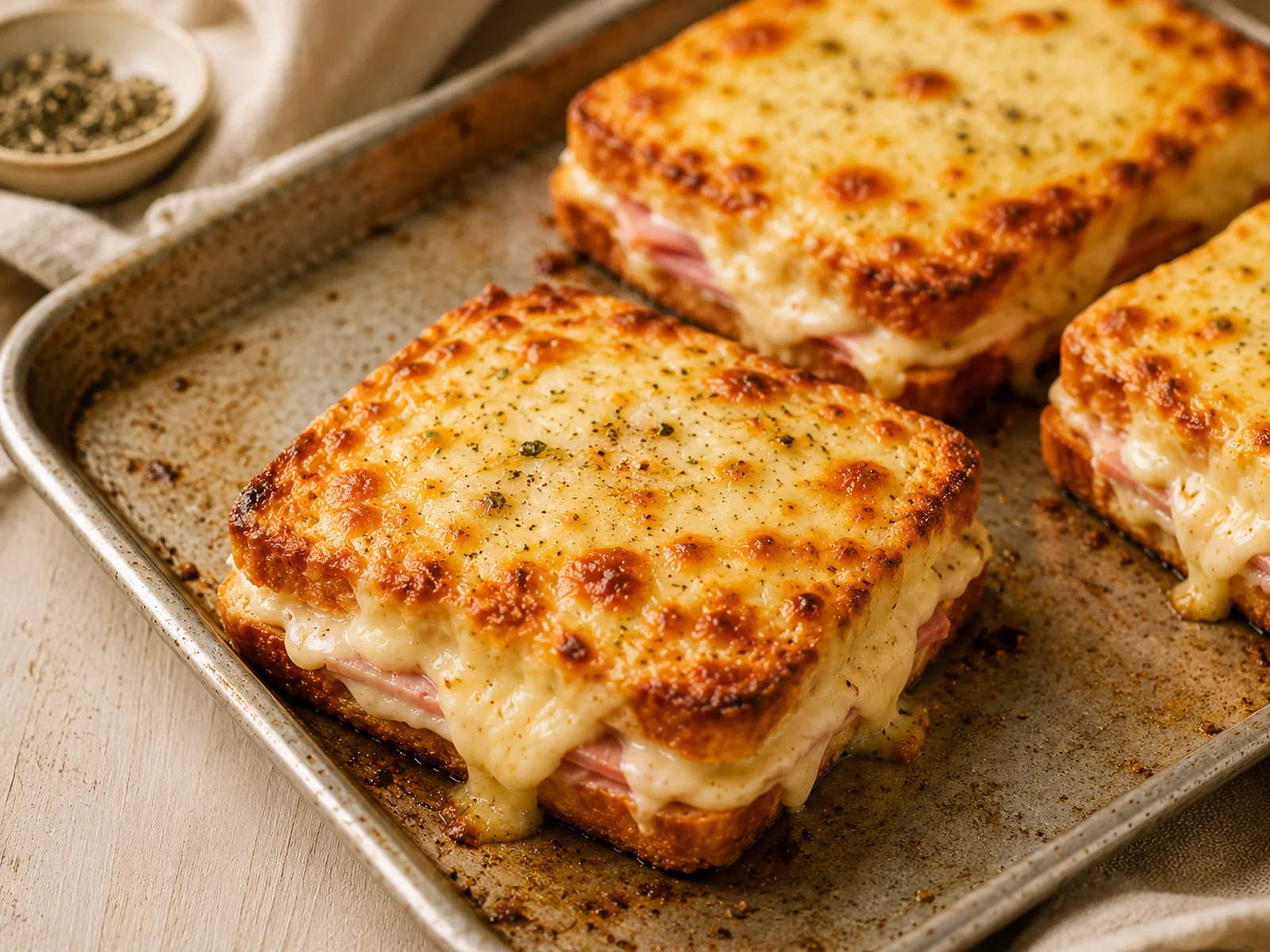 Croque-monsieur gratiné