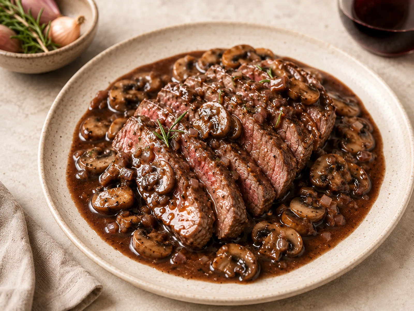 Sauce champignons & porto
