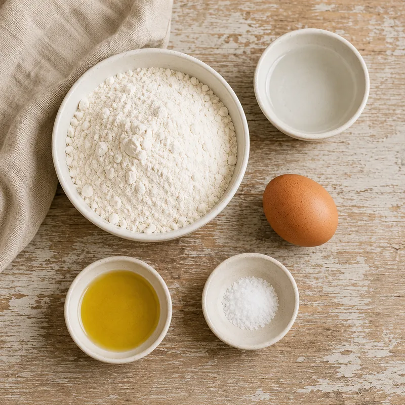 Ingrédients pour Pâte à tarte maison
