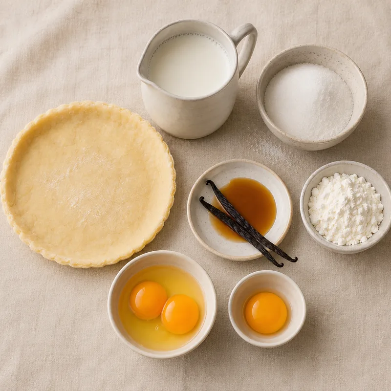 Ingrédients pour Flan pâtissier