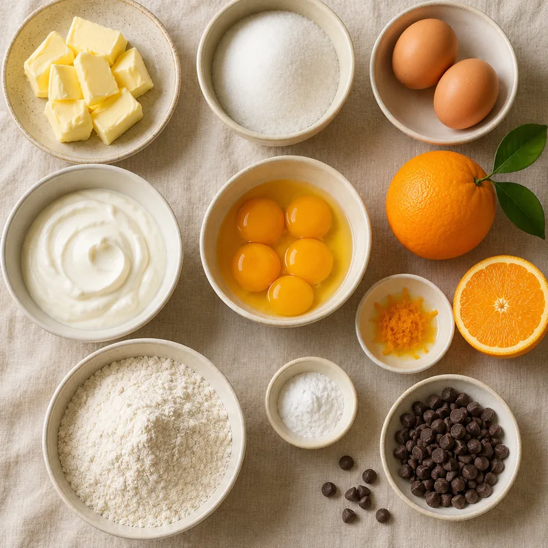 Ingrédients pour Gâteau week-end