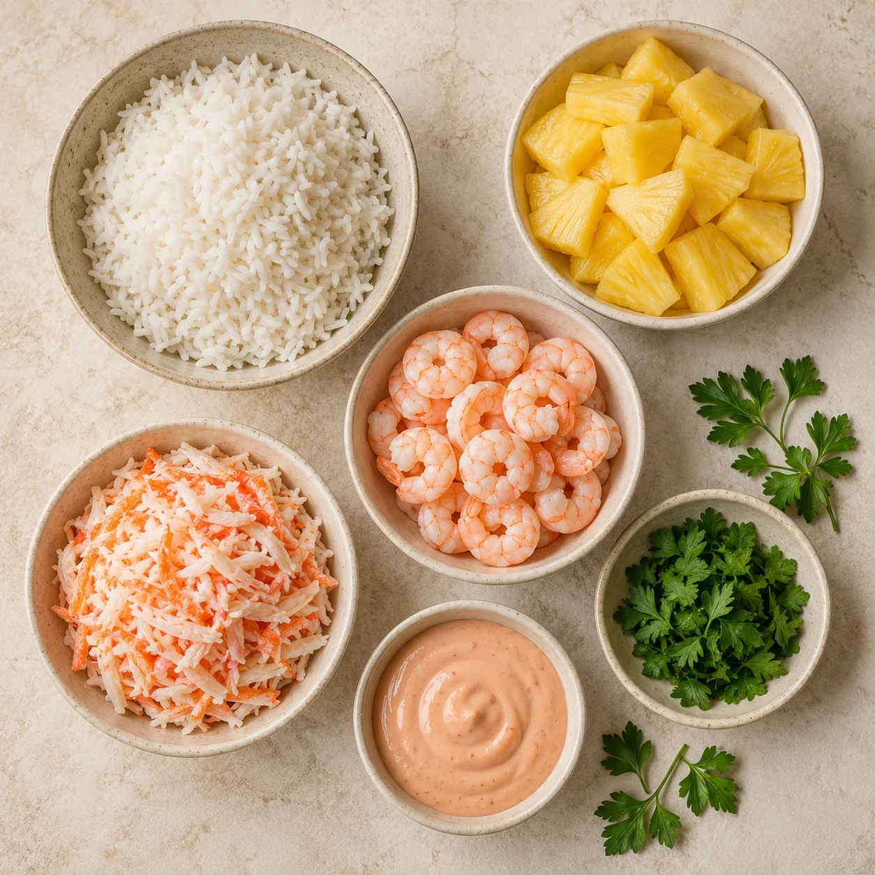 Ingrédients pour Salade Cocktail
