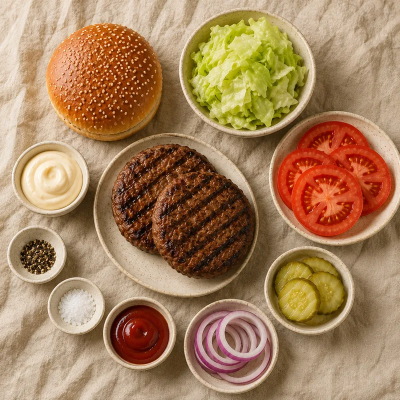 Ingrédients pour Double Whopper