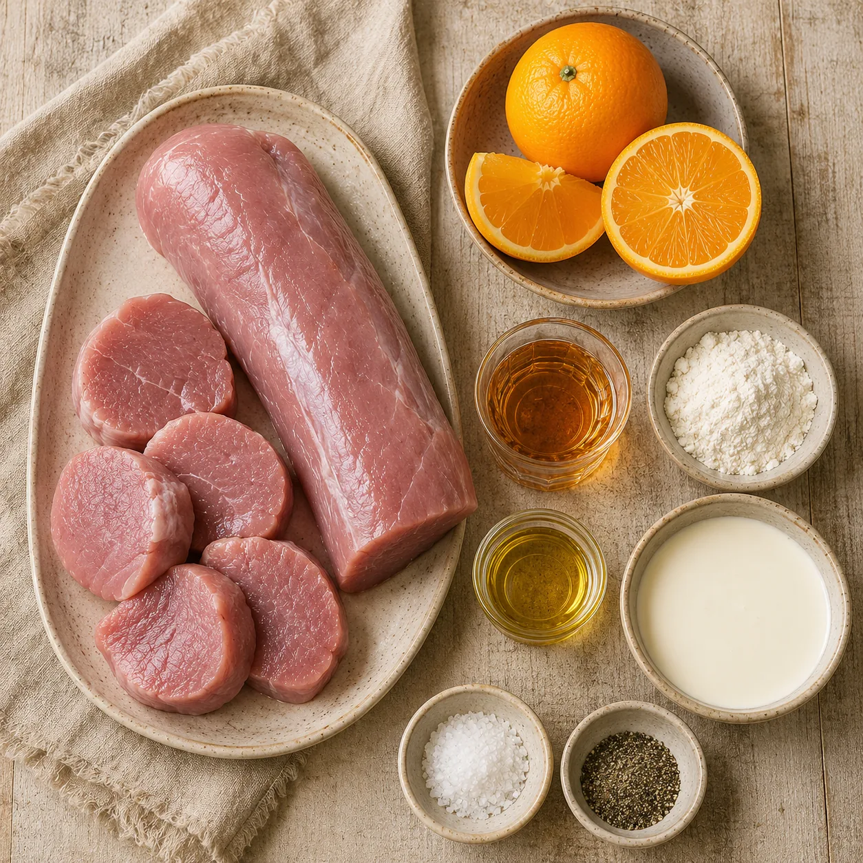 Ingrédients pour Filet mignon à l'orange