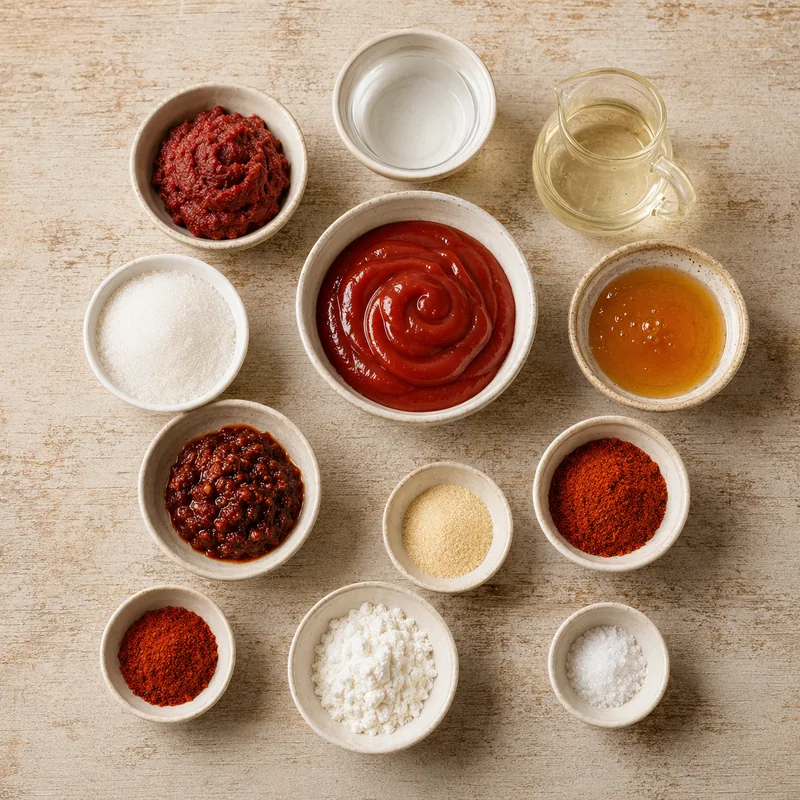 Ingrédients pour Sauce 2HOT4U façon KFC