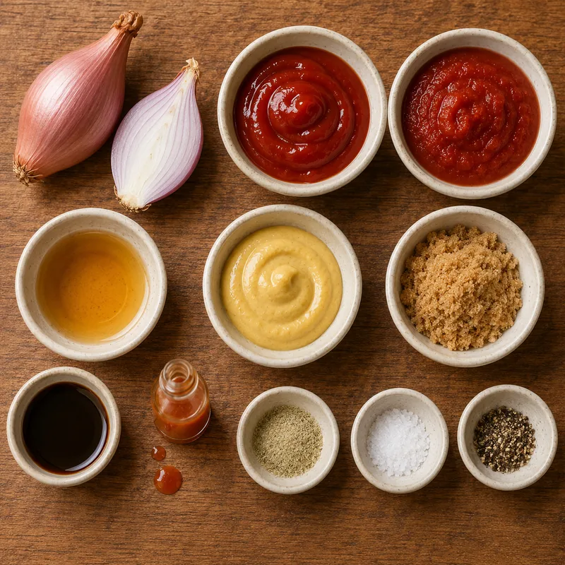 Ingrédients pour Sauce barbecue maison